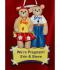 Personalized Expecting Couple Christmas Ornament Belly Bears by Russell Rhodes