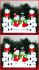 Grandparents Tabletop Christmas Decoration Snowflakes for 4 Grandchildren Personalized by RussellRhodes.com